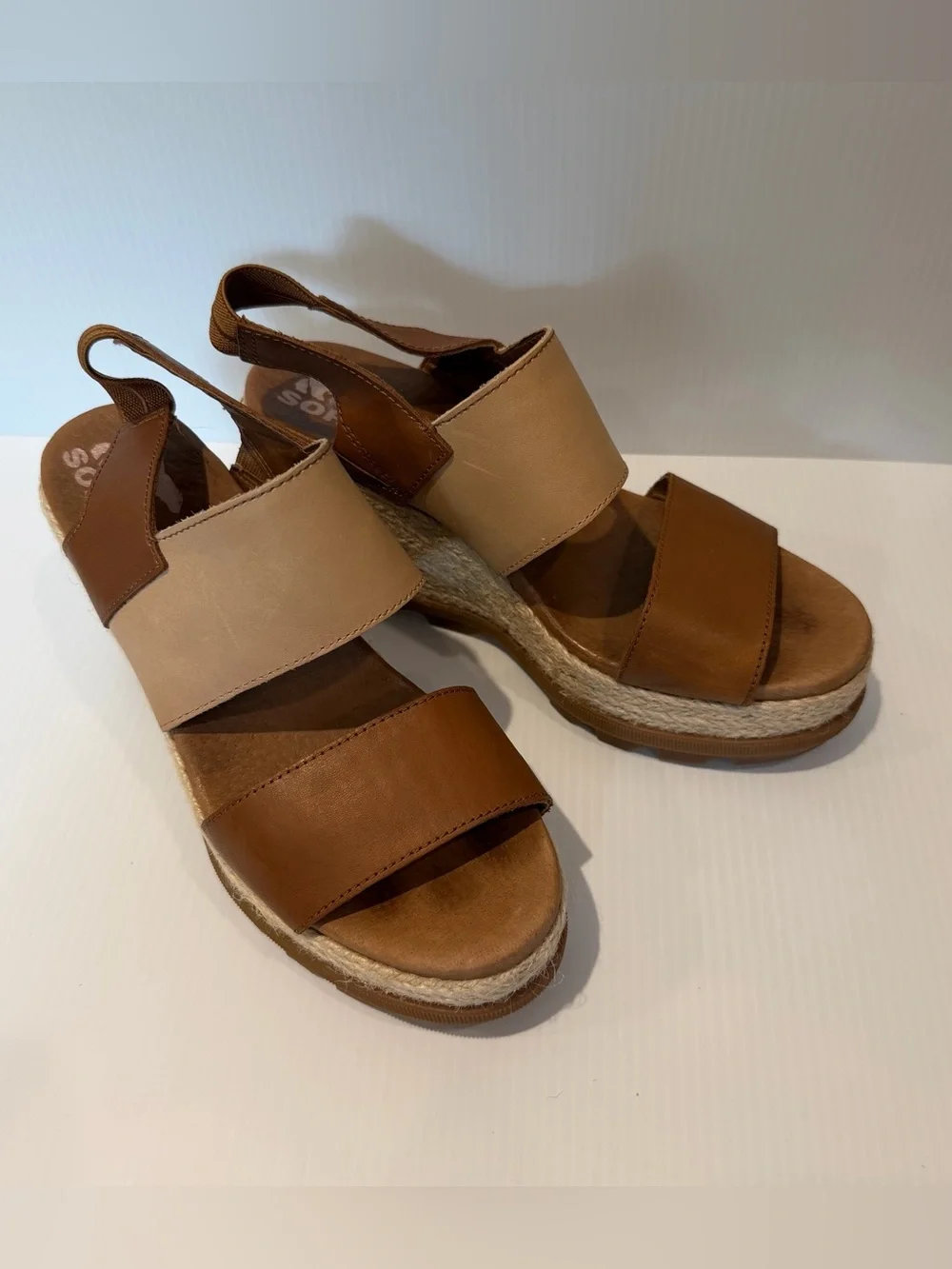 Sorel Women’s Joanie II Two-Tone Wedge Slingback Sandals